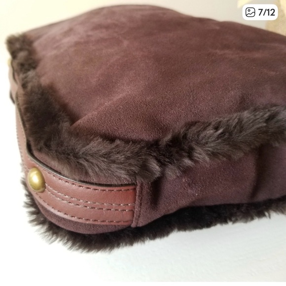 UGG Sheepskin Shearling Shoulder Bag - Picture 8 of 12